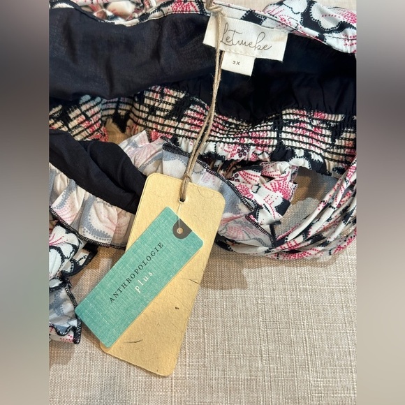 Anthropologie Let Me Be Twisted Halter Cropped Top Plus‎ Size 3x - Picture 4 of 7